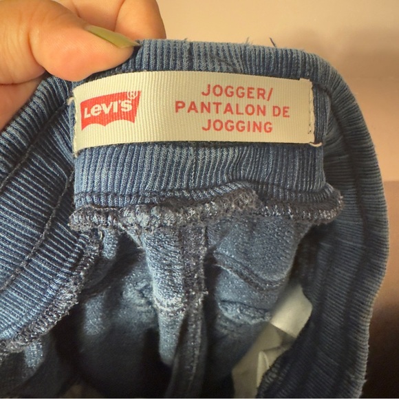Levi's Boys Soft Knit Jogger Pants Blue Size L - Picture 8 of 9